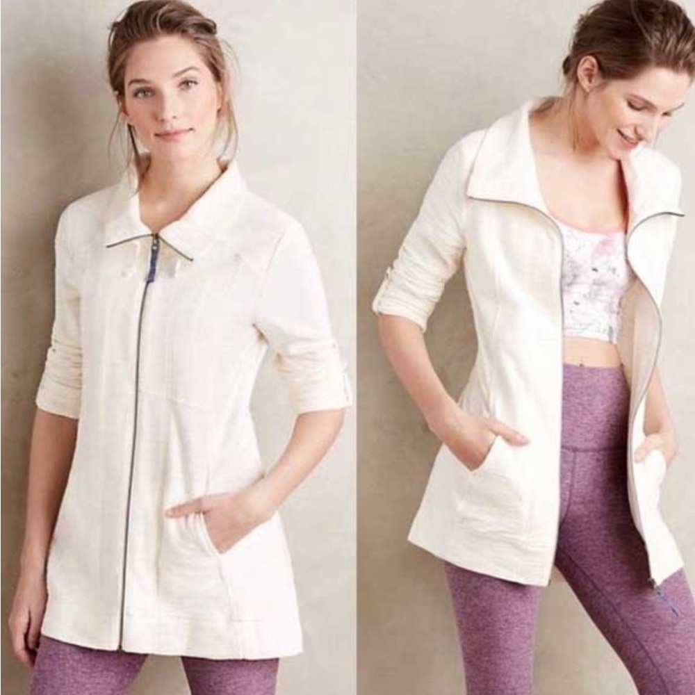 Anthropologie Saturday Sunday Quinn Jacket Cream S